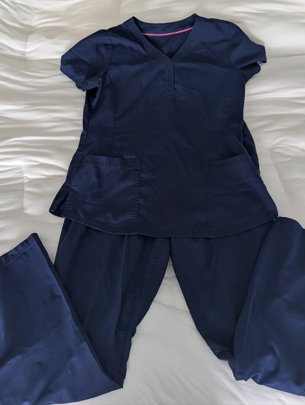 Healing Hands Purple Label 3 Piece Navy Scrub Set